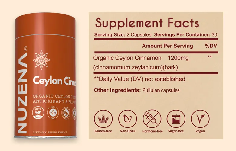 Nuzena Ceylon Cinnamon+