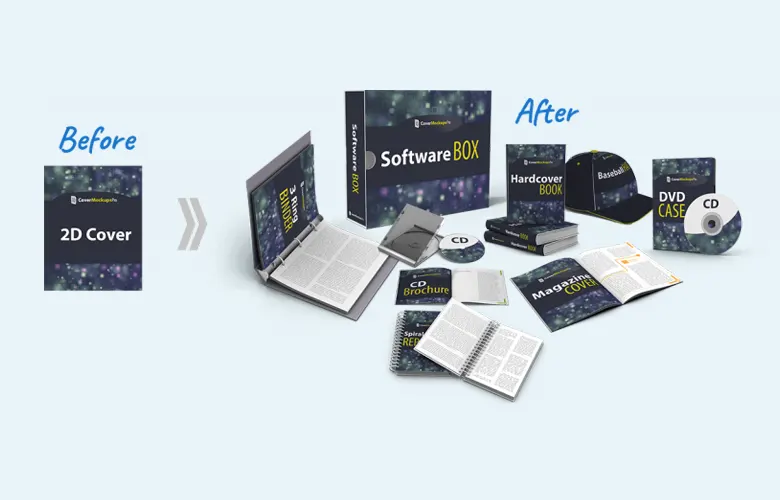 3D Cover Mockups Pro