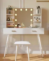 Furniouse Vanity Desk with Touch Switch
