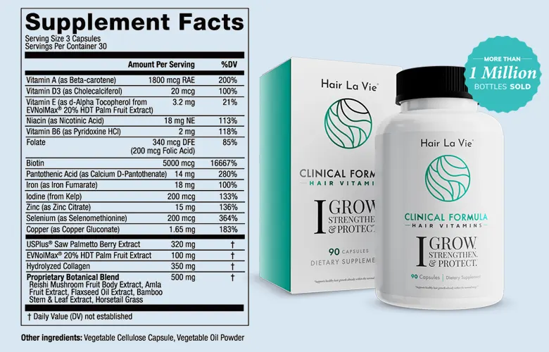 Hair La Vie-supplement-facts