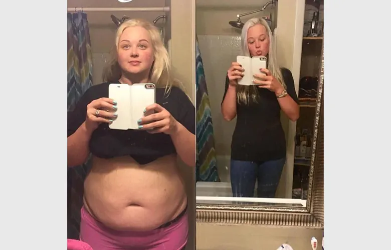Before & After of NexaSlim Ketosis