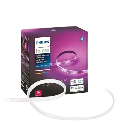 Philips Hue Indoor 6-Foot Smart LED Light Strip Plus Base Kit