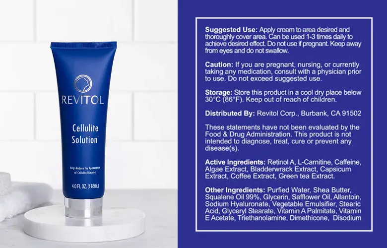 revitol-cellulite-solution-supplement-fact