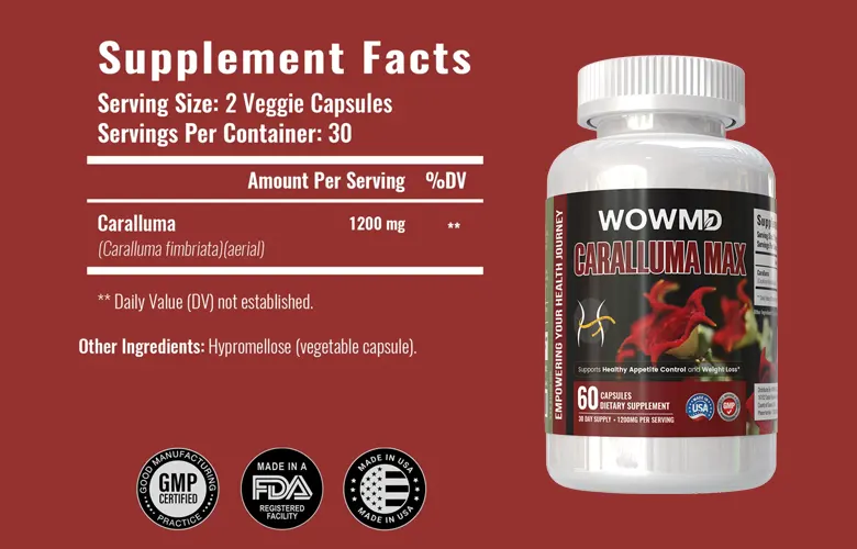 WOWMD Caralluma Max-supplement-facts